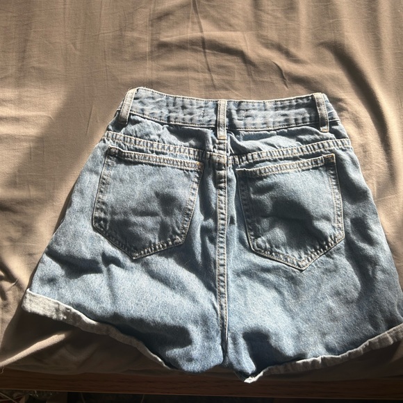 High Rise Denim Shorts - Picture 12 of 16